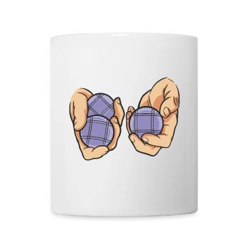 Boules de boule pour Bouler Boules Boulekugel - Mug blanc - blanc - Devant