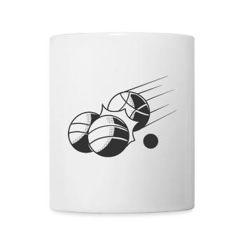 Boules de boule pour Bouler Boules Boulekugel - Mug blanc - blanc - Devant