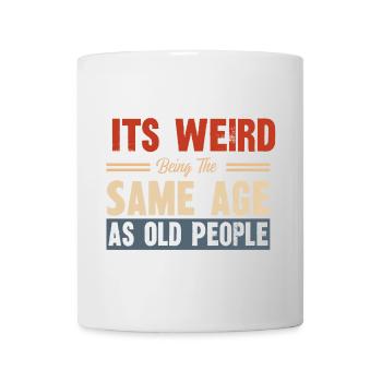 Phrase amusante sur le passage du temps - Mug blanc - blanc - Devant