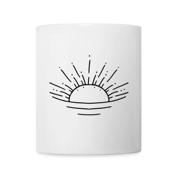 Sonnenaufgang - Tasse - Weiß - Vorne