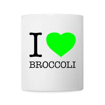 I LOVE BROCCOLI Broccoli Vegetables - Mug - white - Front