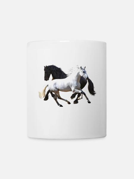 Horses - Mug - white