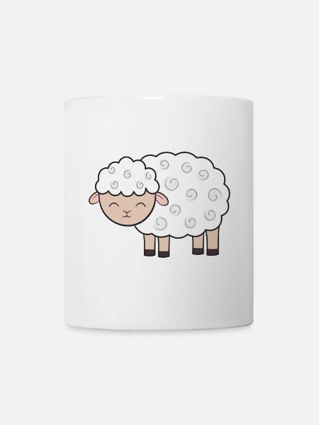 Moutons Moutons - Mug blanc - blanc