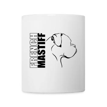 FRANÇAIS MASTIFF Profil Chiens Wilsigns - Mug blanc - blanc - Devant