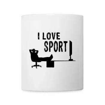 i love Sport | Vectorgraphic - Mug - white - Front