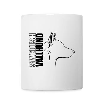 SUÉDOIS VALLHUND Profil Chiens Wilsigns - Mug blanc - blanc - Devant