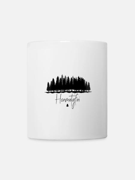 Hoamatgfai / Heimatgefühl Woid - Tasse - Weiß