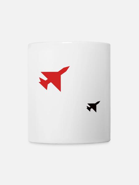 Jet Schatten - Tasse - Weiß