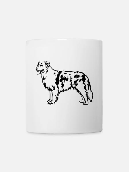 Australian Shepherd - Tasse - Weiß