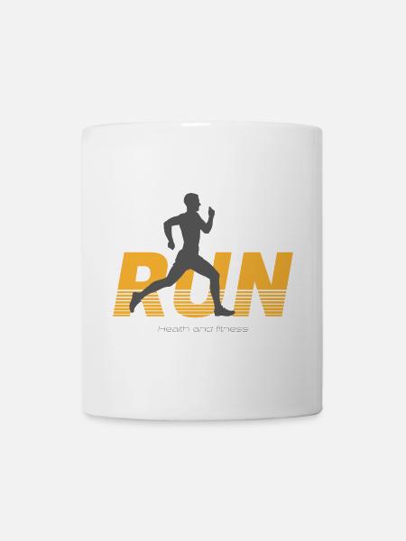 Course à pied - homme - Mug blanc - blanc