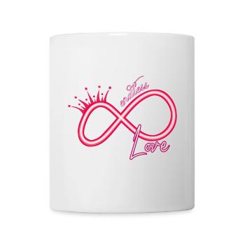 Unendlichkeitszeichen neon endless love - Tasse - Weiß - Vorne