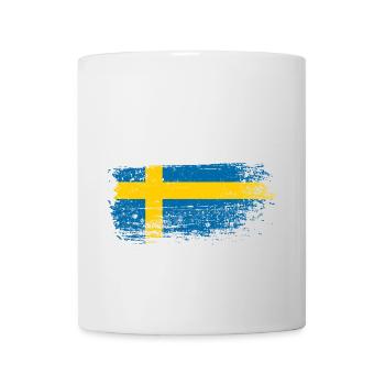 Flag Fusion: US Nordic Brush - Mug - white - Front