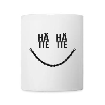 hätte hätte fahrradkette - Tasse - Weiß - Vorne