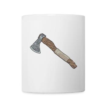 Handmade Fenrir Axt - Tasse - Weiß - Vorne