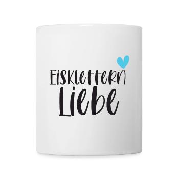 Eisklettern Klettern Wintersport Eis Geschenk - Tasse - Weiß - Vorne