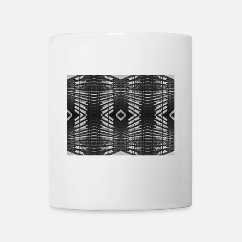 Abstract Wood V.3 - Mug - white