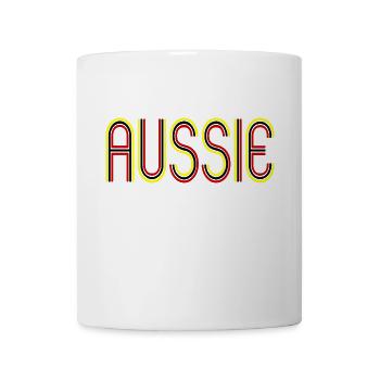 Aussie Aborigine Flag - Tasse - Weiß - Vorne