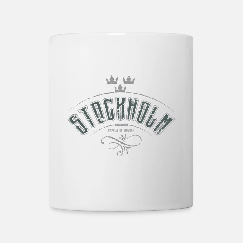 Stockholm 2-fäger - Tasse - Weiß