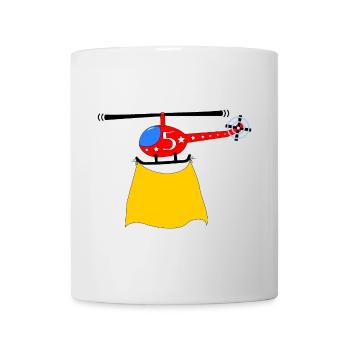 Helicopter Birthday 5 - Mug - white - Front