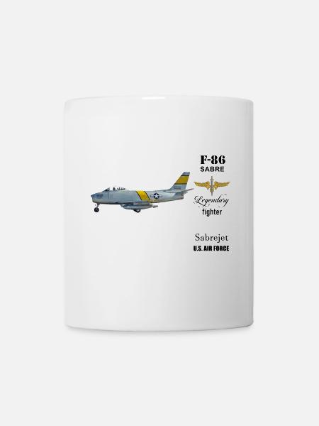 F-86 Sabre - Tasse - Weiß