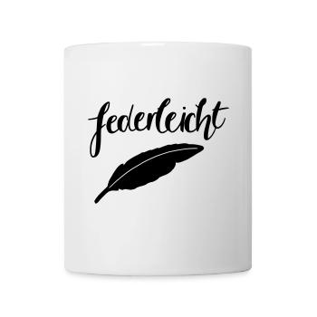federleicht - Tasse - Weiß - Vorne