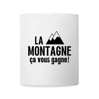 ski, skieur, fan de ski - Mug blanc - blanc - Devant