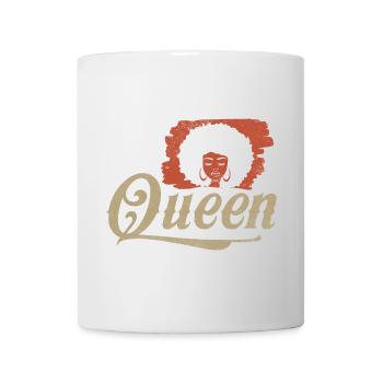 Queen Afro Silhouette - Mug - white - Front