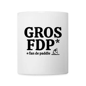 paddle, paddling, fan de paddle - Mug blanc - blanc - Devant