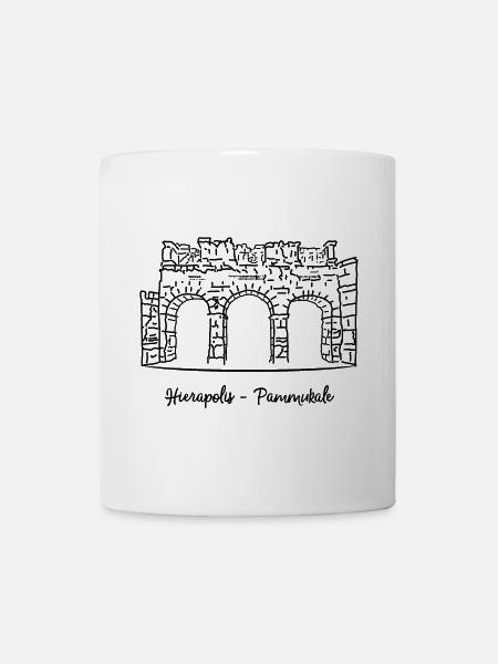 Türkei, Wahrzeichen Hierapolis - Pammukale - Tasse - Weiß