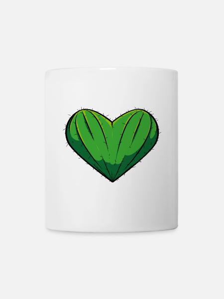 Heart Cactus - Mug - white