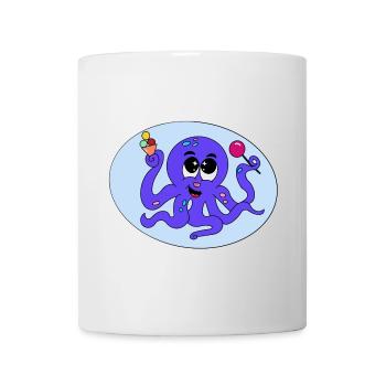 Süßer Oktopus – niedliches Meeresmotiv - Tasse - Weiß - Vorne