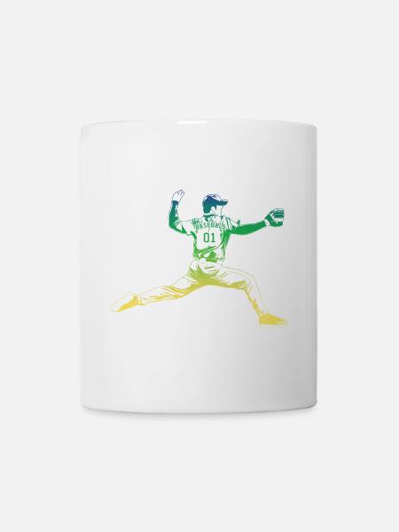 Pitcher Baseball - Tasse - Weiß