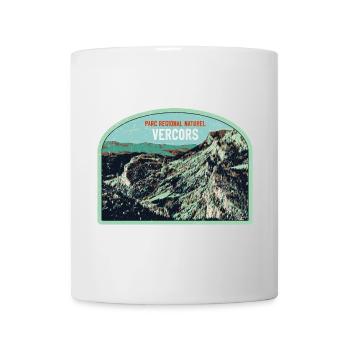 Original illustration Vercors Regional Park - Mug - white - Front