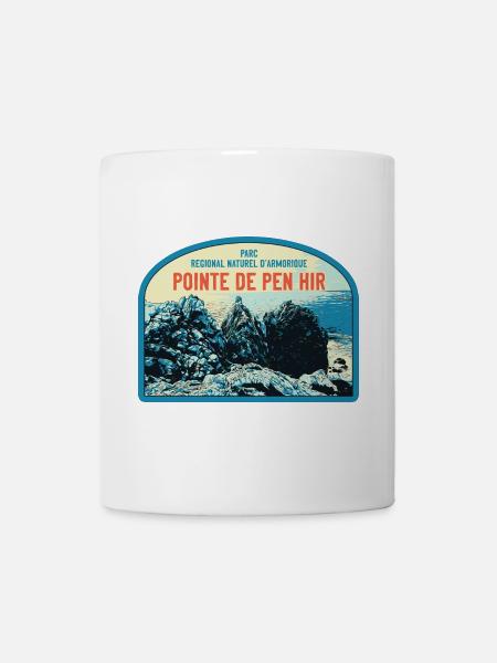 Regional Park of Armorica, the Pointe de Pen Hir - Mug - white