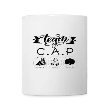 Team CAP camping aperitif petanque - Mug - white - Front