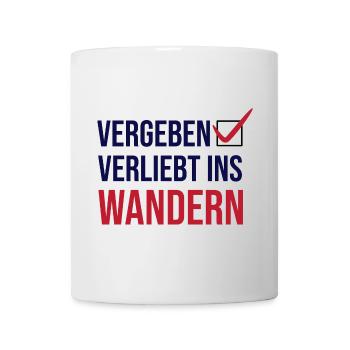 Wanderer Naturliebhaber Wandern Statement Klettern - Tasse - Weiß - Vorne