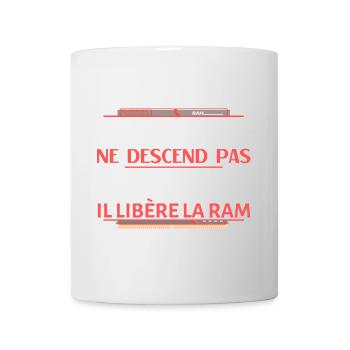 Geeks Ne Descend Pas Du Metro - Mug - white - Front