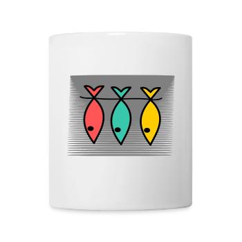 FISH. APRIL FOOL. EASTER. SARDINE. SEA - Mug - white - Front