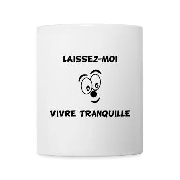 HUMOUR. CITATION. MESSAGE. RETRAITE. ANNIVERSAIRE. - Mug blanc - blanc - Devant