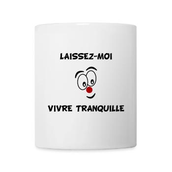 HUMOUR. CITATION. MESSAGE. RETRAITE. ANNIVERSAIRE. - Mug blanc - blanc - Devant