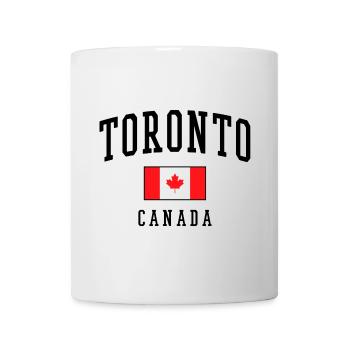 Toronto Canada Flag Design Gift Idea - Mug - white - Front