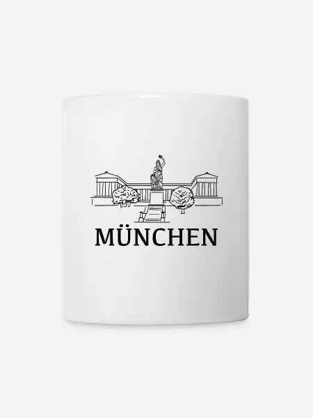 Bavaria Munich City Silhouette - Mug - white