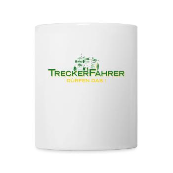 Treckerfahrer Dürfen Das! Trecker Trekker Landwirt - Tasse - Weiß - Vorne