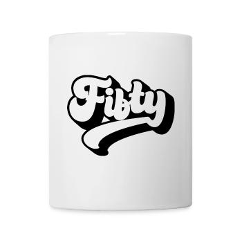 Fifty 50th Birthday Men Women 50 Years Old - Mug - white - Front