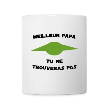 Meilleur Papa Tu ne trouveras pas - Mug blanc - blanc - Devant