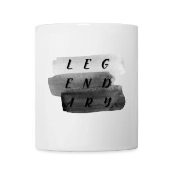 Legendäre Pinselstrich Typografie - Tasse - Weiß - Vorne