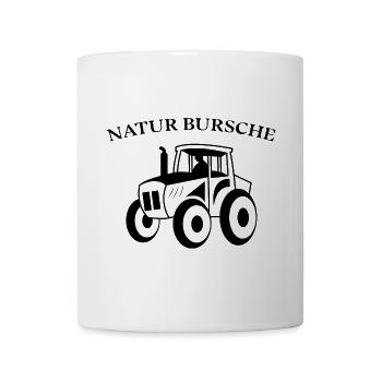 Traktor Statement Landleben Ackerbau Landwirt - Tasse - Weiß - Vorne
