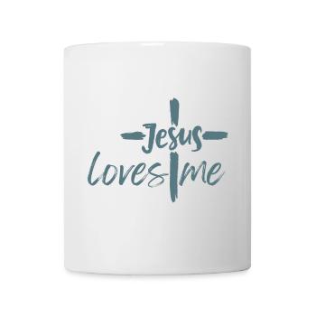 Jesus liebt mich - Tasse - Weiß - Vorne