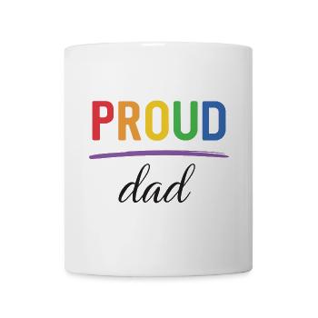 LGBT Proud Dad - Pride Month - Mug - white - Front