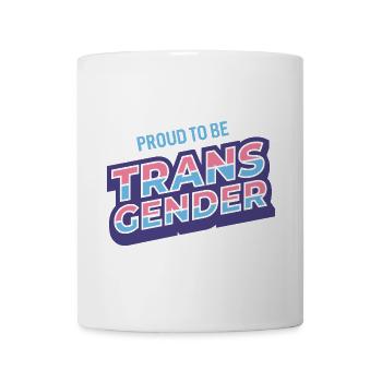 Pride Month - Stolz darauf, Transgender zu sein - Tasse - Weiß - Vorne